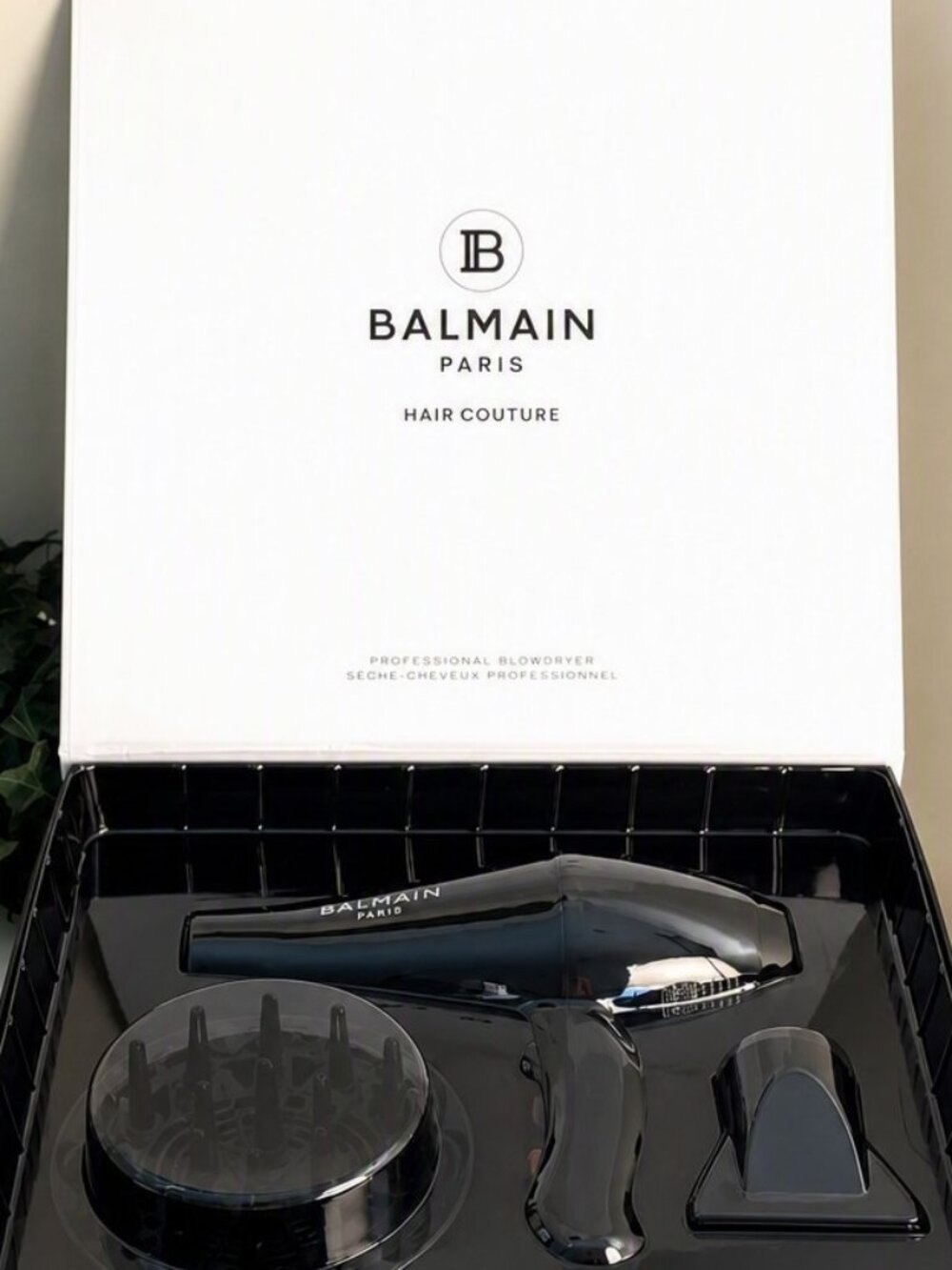 💎BALMAIN Paris-Professional Blow‑Dryer Set – 3‑Piece Luxury Collection NIB